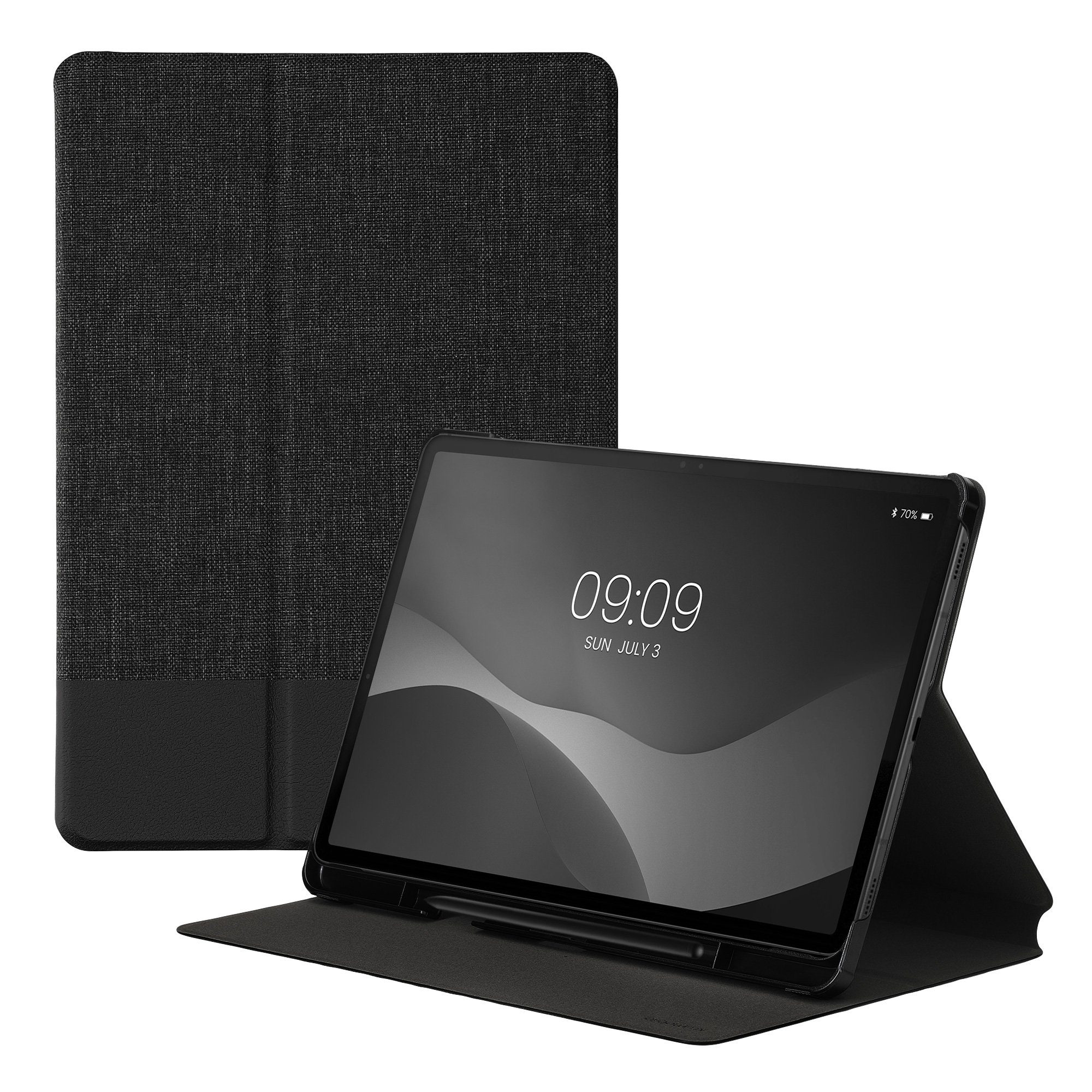 kwmobile Tablet-Hülle Hülle für Samsung Galaxy Tab S8 / Galaxy Tab S7, Slim Tablet Cover Case Schutzhülle mit Ständer