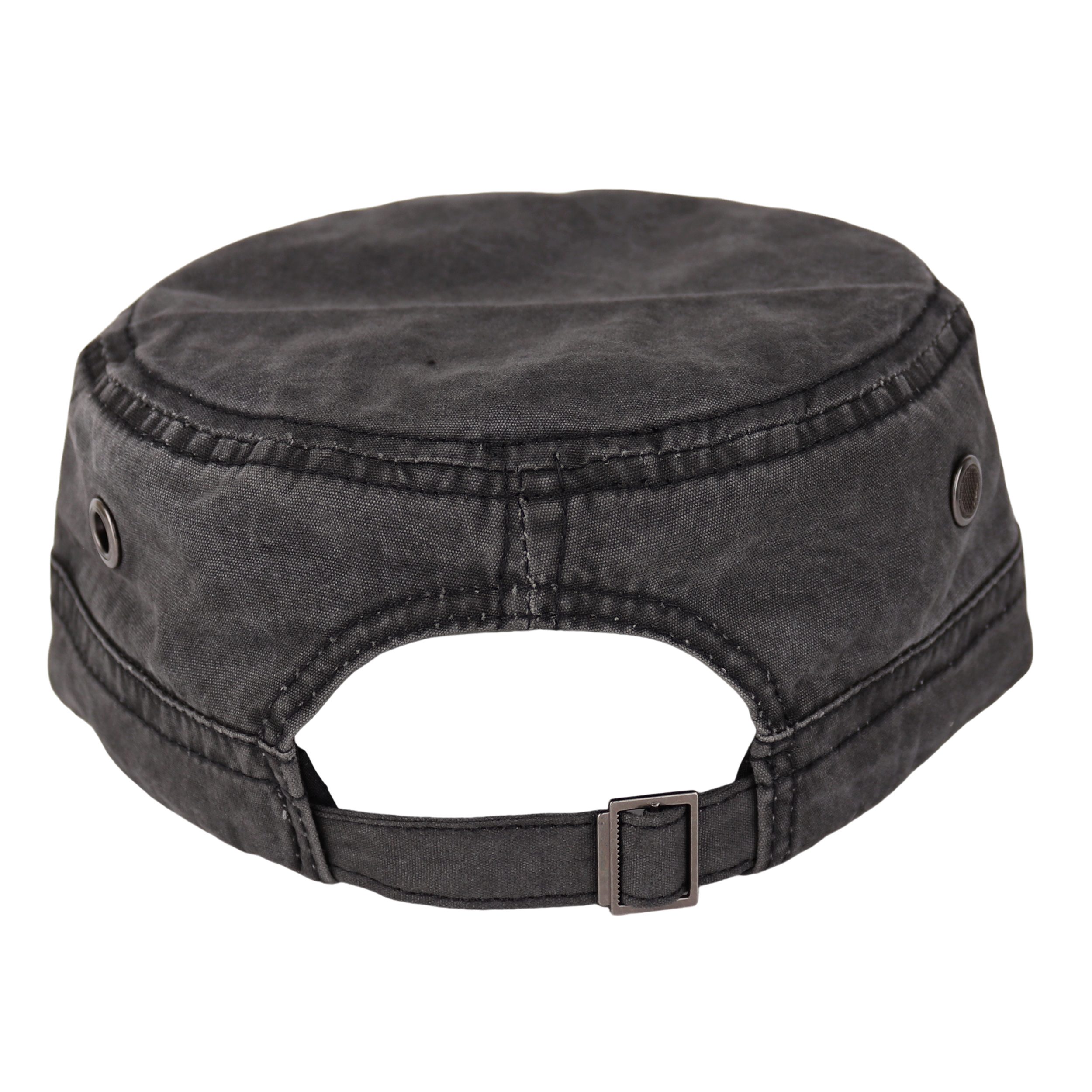 MIRROSI Army Cap Military Cap aus reinem Baumwolle mit Shirm used Look (Outdor Cap, Feldmütze, Kappe) Used Look, Atmungsaktiv, Einheitsgröße, Unisex, Damen Herren