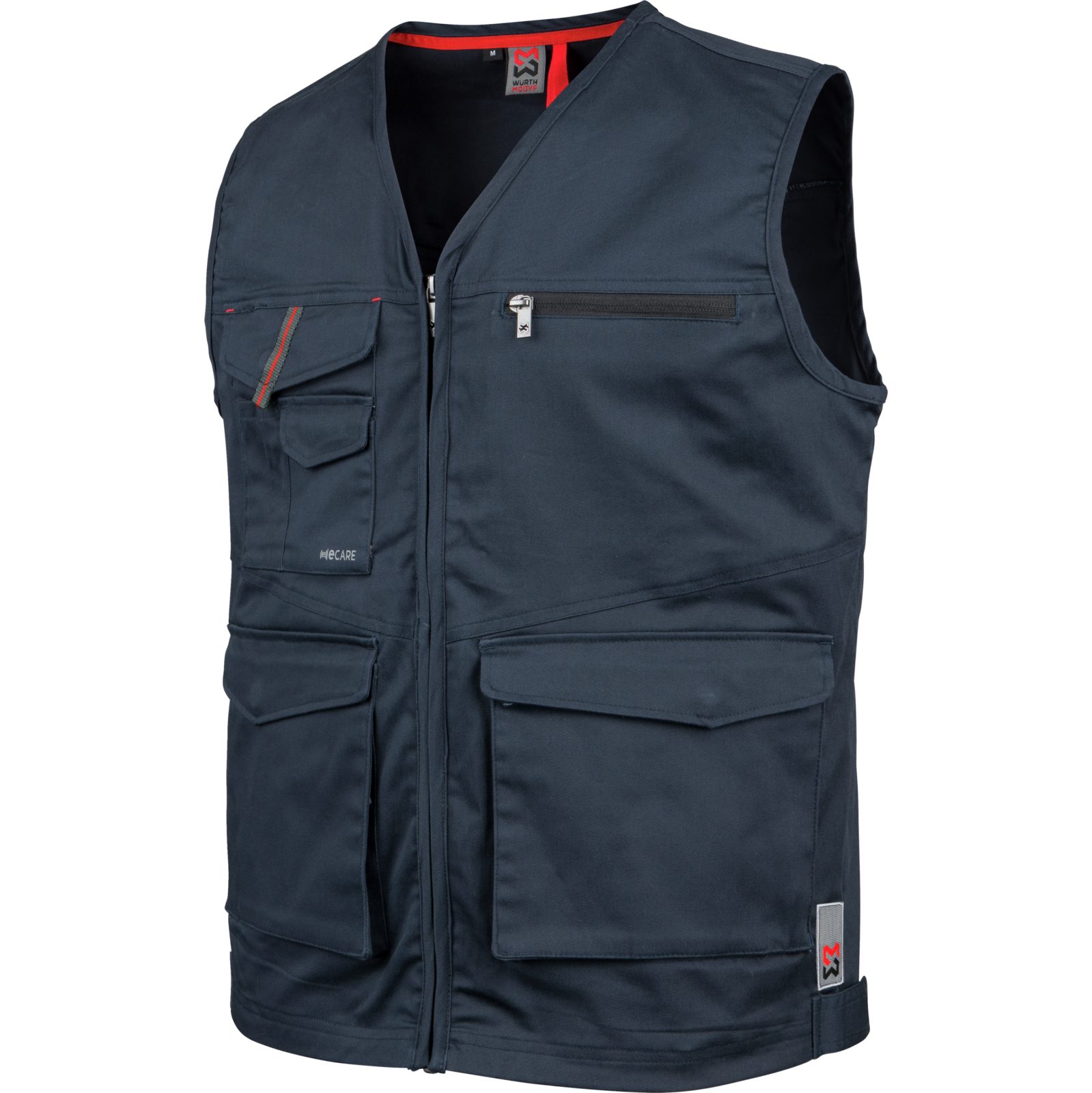Würth MODYF Arbeitsweste Stretch X für Herren Stylische Handwerkerweste für In-/Outdoor