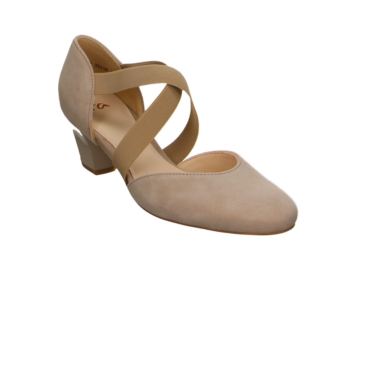 Ara Ara Toulouse Velour Pumps mittlerer Absatz beige Pumps