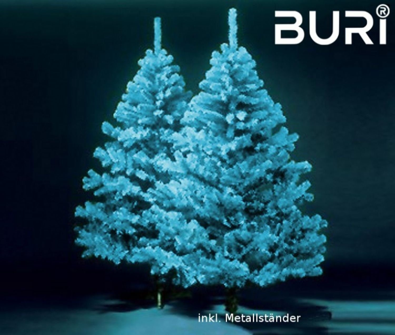 Künstlicher Weihnachtsbaum weiß 210cm BURI Weihnachtsbaum künstlicher