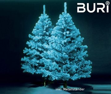 BURI Künstlicher Weihnachtsbaum künstlicher Weihnachtsbaum weiß 210cm