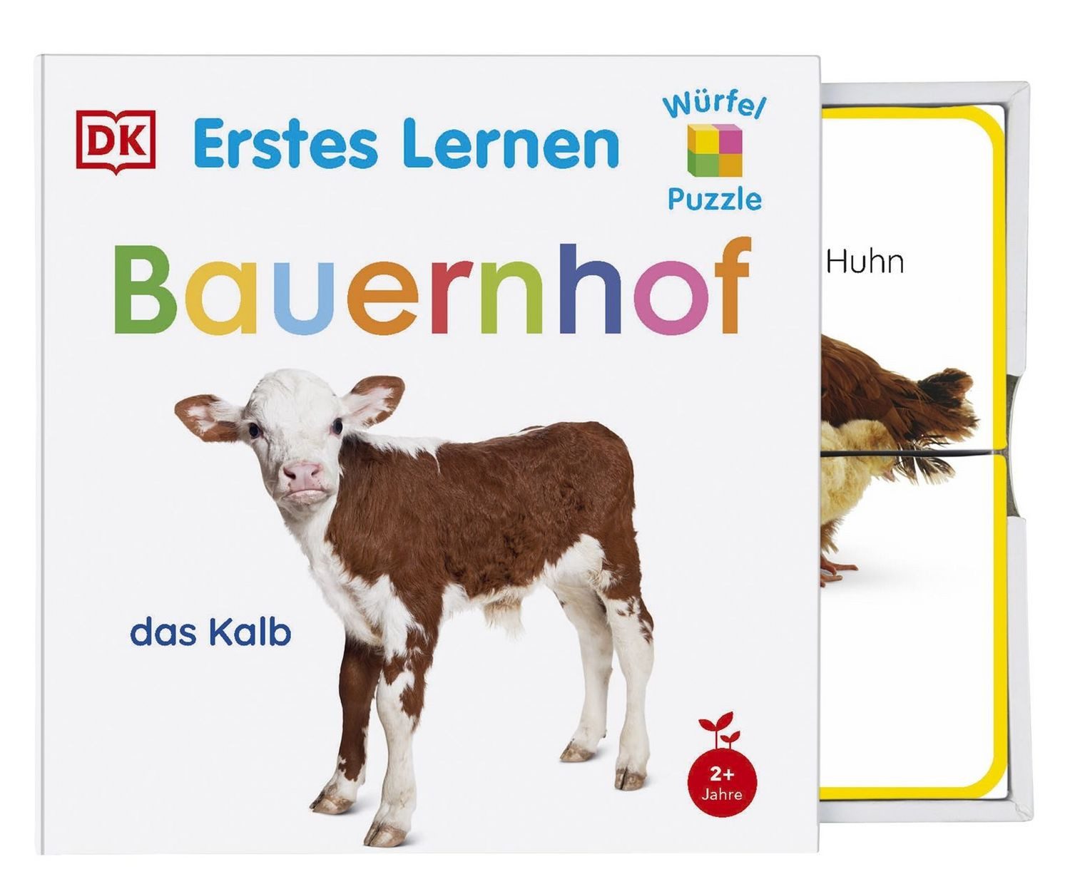 Erstes Lernen Würfelpuzzle. Bauernhof / DK Erstes Lernen