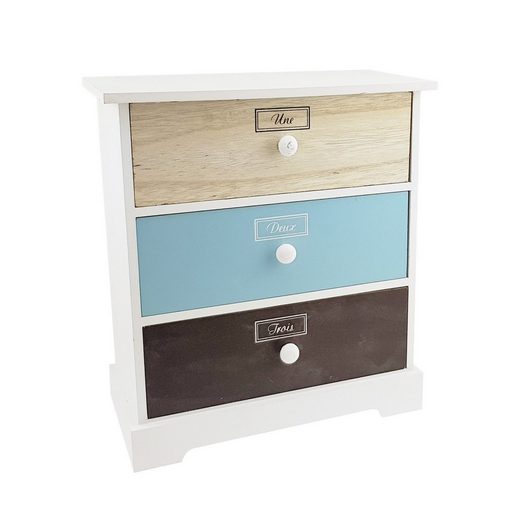 Wellgro Kommode »Mini Schrank - 23,5 x 26 x 12 cm (BxHxT), 3 Schubladen