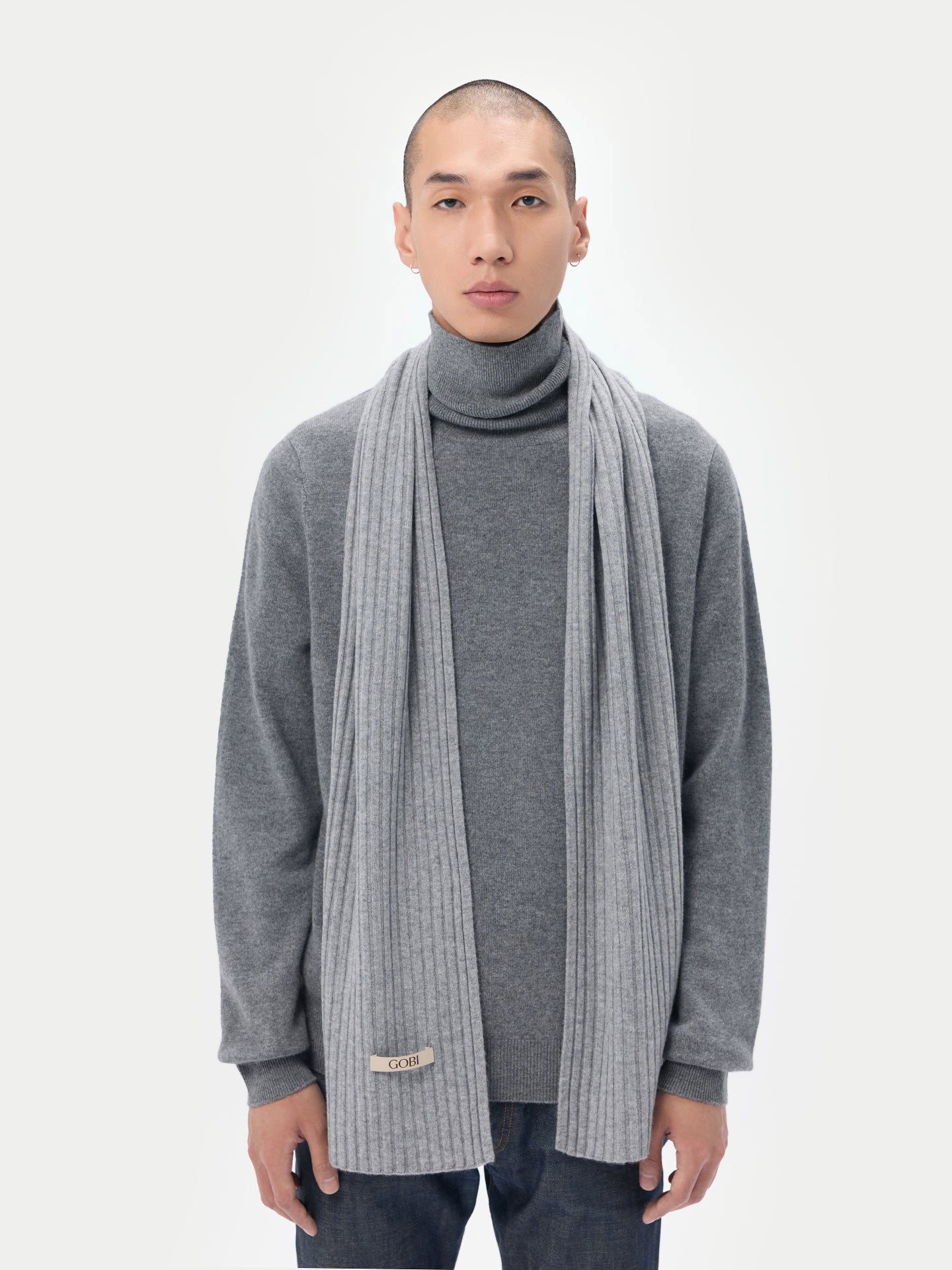 GOBI Cashmere Strickschal Rippstrick Schal aus günstig online kaufen