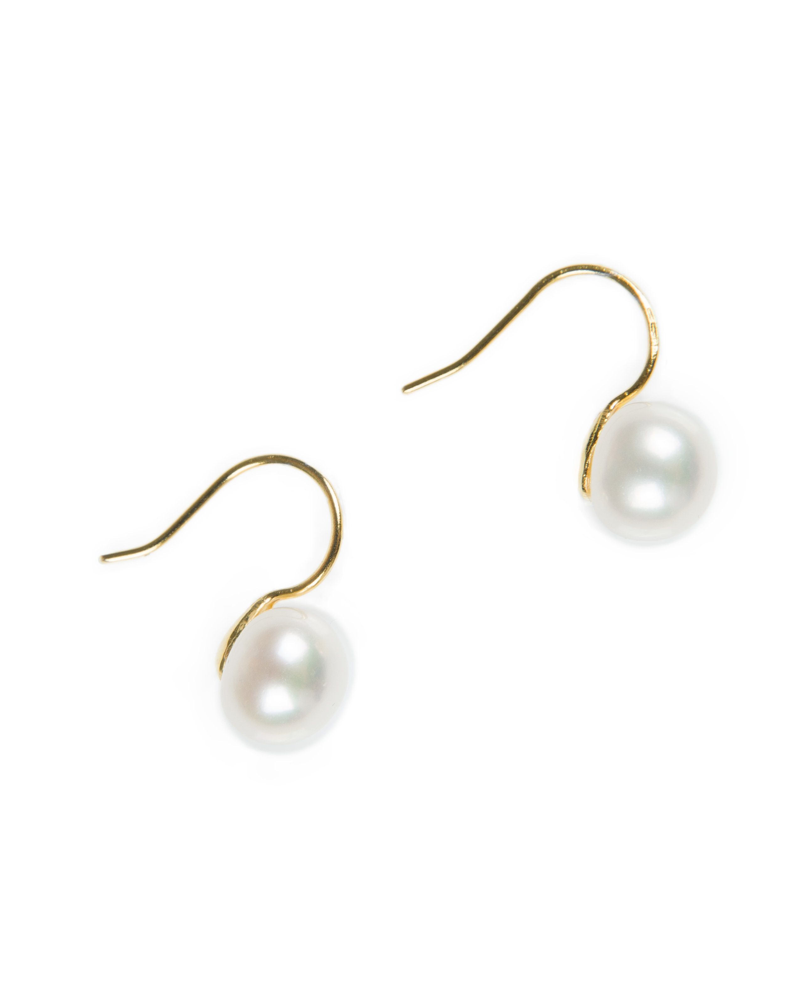 MayTree Ohrstecker-Set Perlen weiss (2-tlg), Zuchtperlen, 925 Silber vergol günstig online kaufen