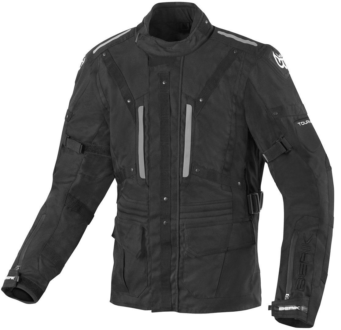 Berik Motorradjacke Spencer wasserdichte Motorrad Texiljacke Black