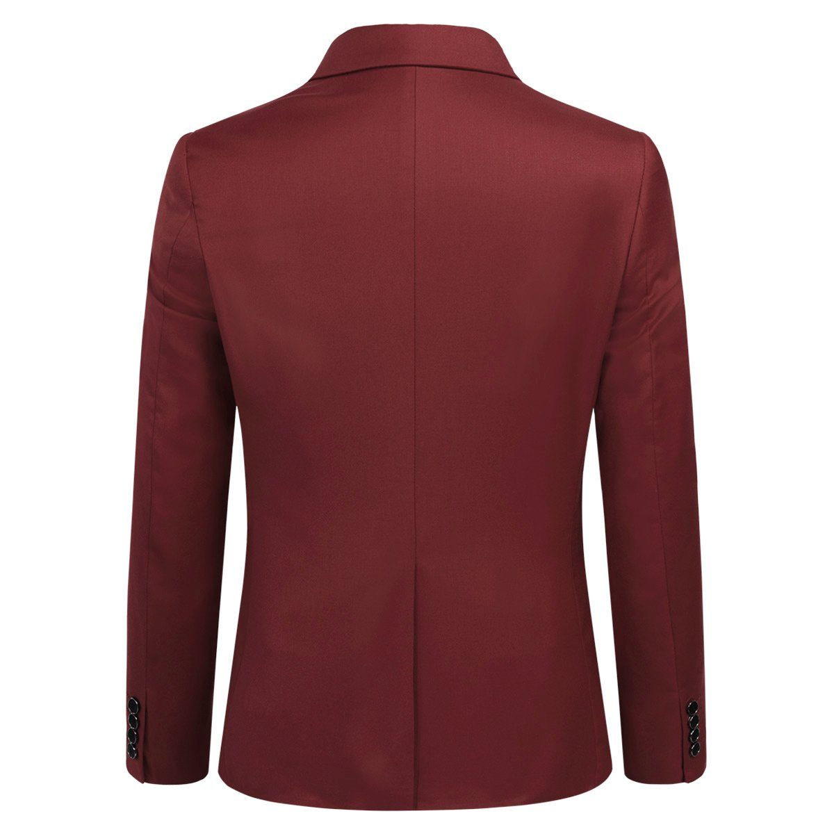 Allthemen Anzug (3 tlg) Herren Slim Fit Anzug Elegantes Anzugset für Business
