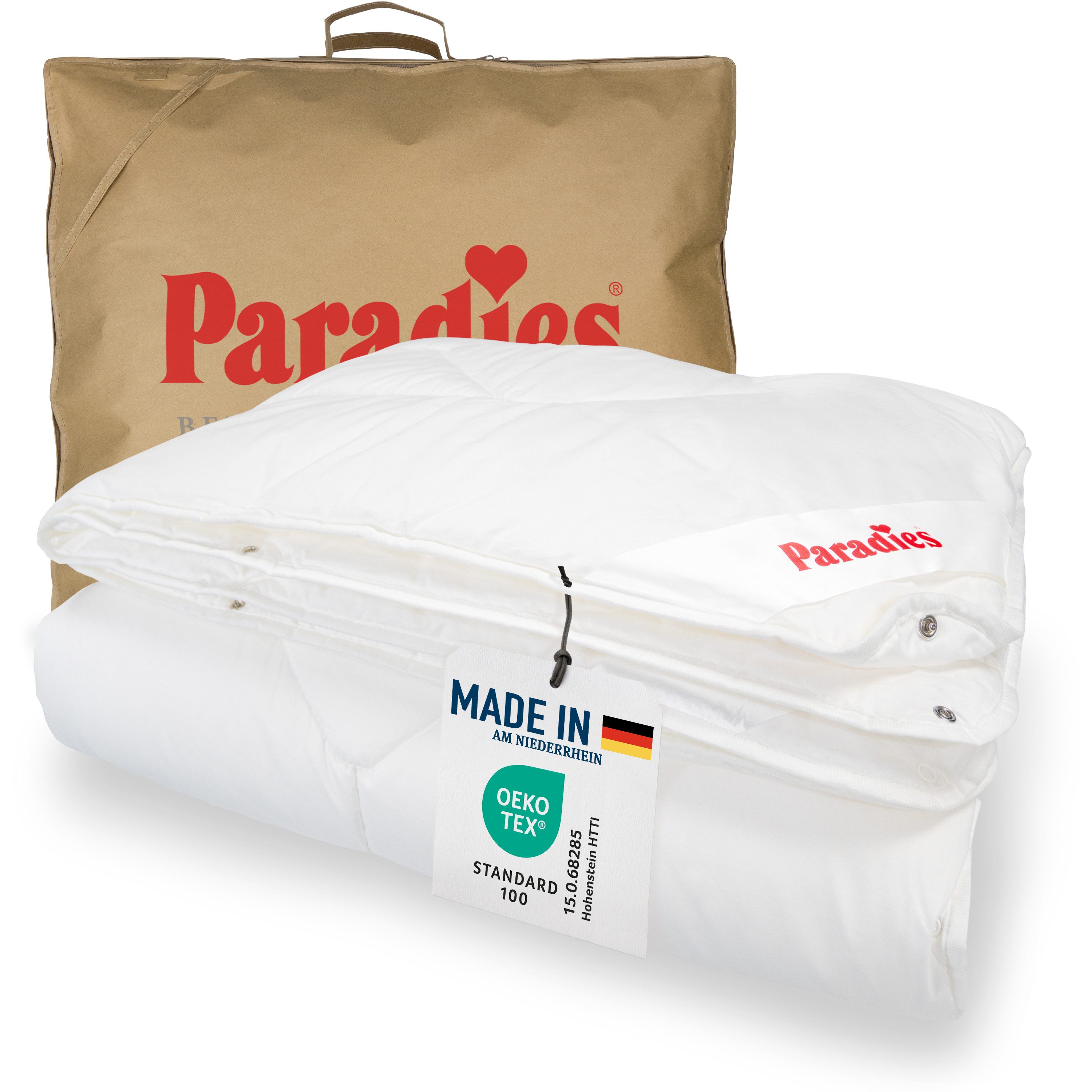 Paradies Kunstfaserbettdecke Prima Bio, Füllung: 100% Polyester, Bezug: 100 günstig online kaufen