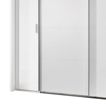 99rooms Schwebetürenschrank Arafo (Kleiderschrank, Mehrzweckschrank) Stauraum