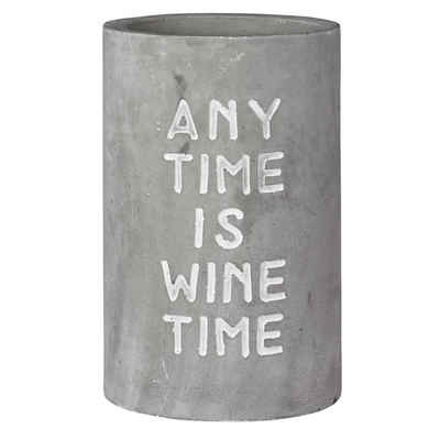 Räder Design Weinkühler Flaschenkühler Getränkekühler "Any time is Wine