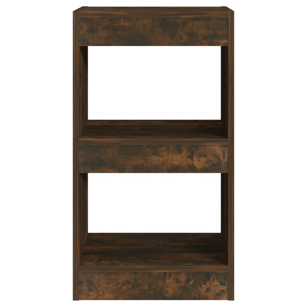 vidaXL Bücherregal Bücherregal/Raumteiler Räuchereiche 40x30x72 cm, günstig online kaufen