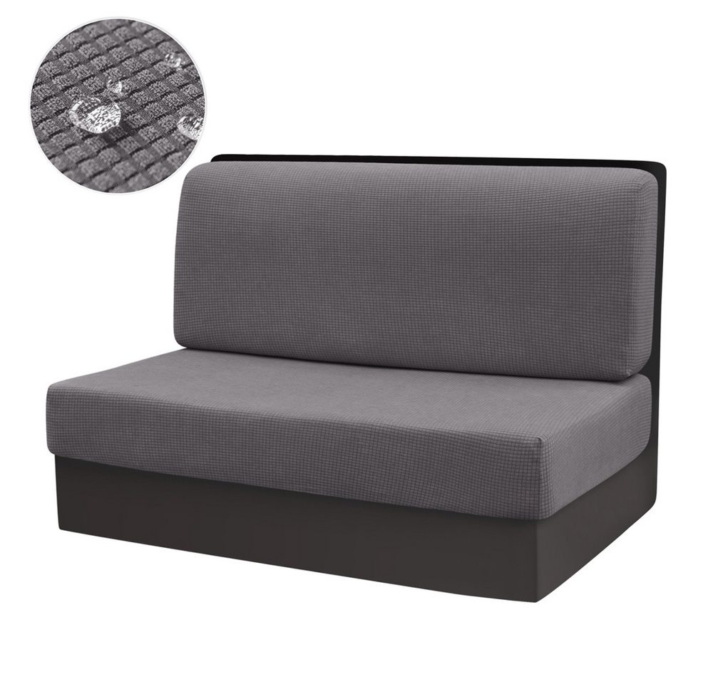 Diwzbyn Sofahusse Bezüge Für Wohnwagenpolster Jacquard, rutschfeste Wohnmobil Sitzbezüge, Mit 2 Cord, Sofa Sitzkissenbezug Für Schonbezug Wohnwagen Polster