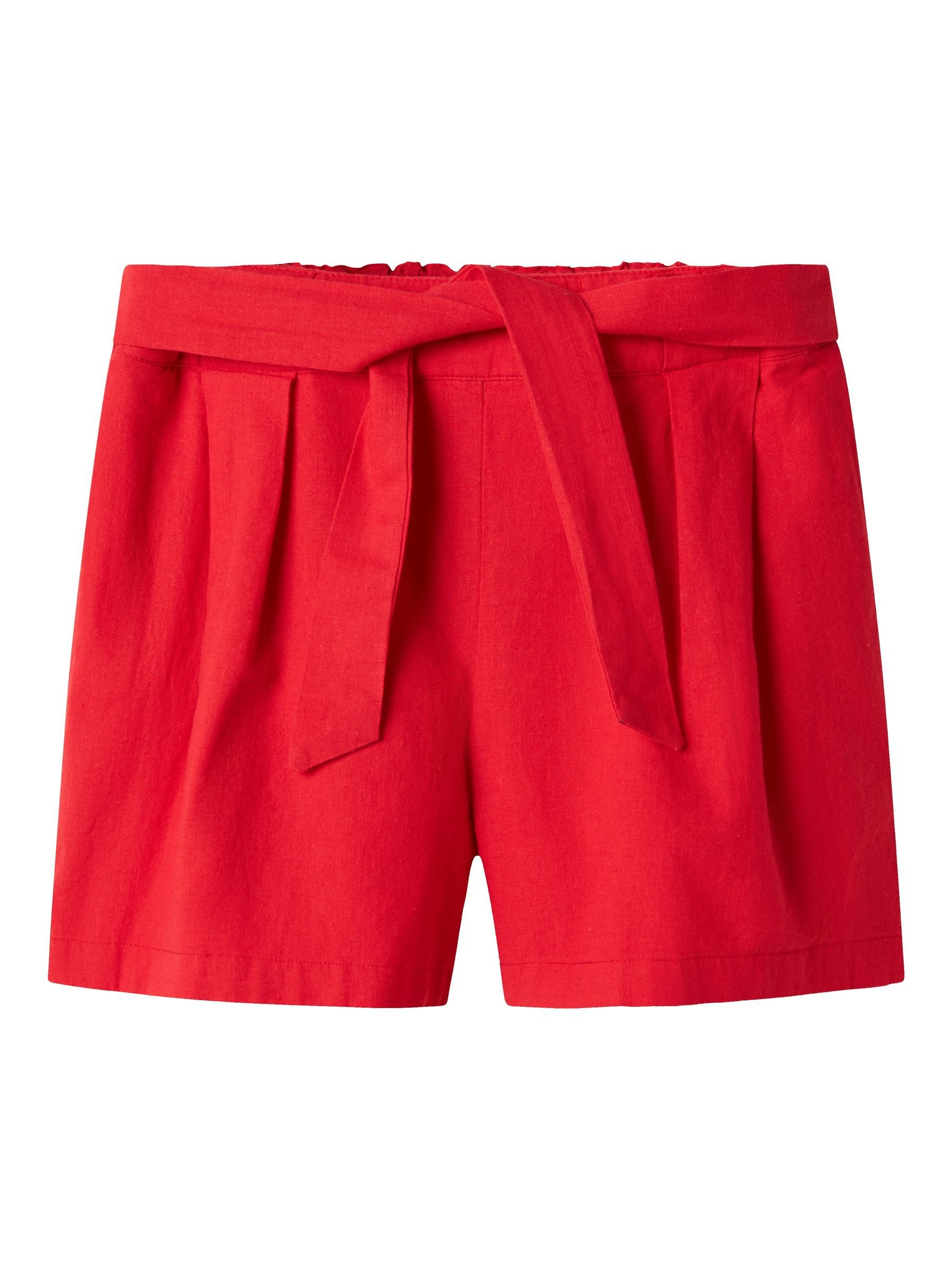 Shorts Gittermuster mit Kordelzug für Mädchen