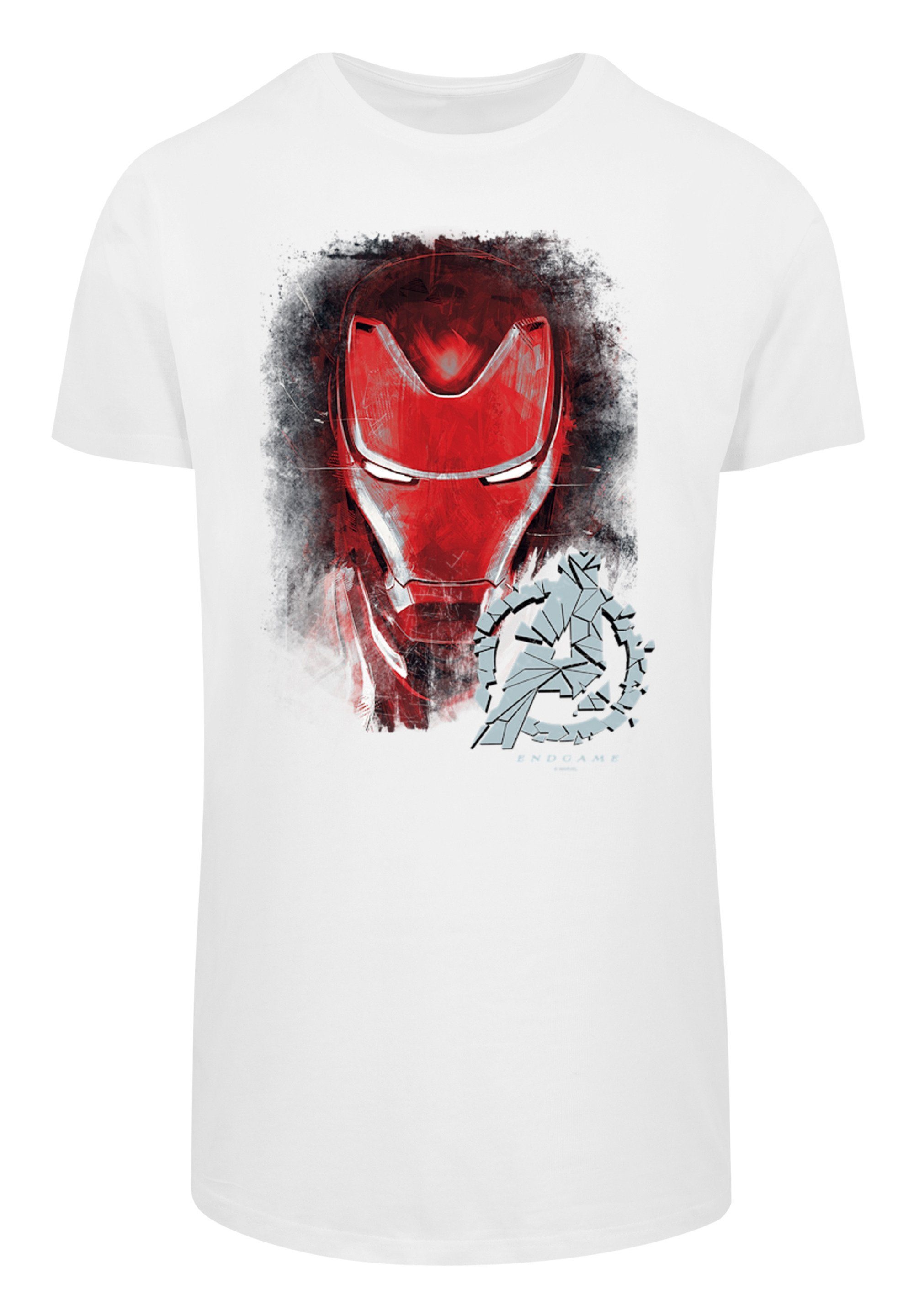 F4NT4STIC T-Shirt Marvel Man Brushed Iron Man Marvel Print, Endgame Avengers Brushed Endgame Iron