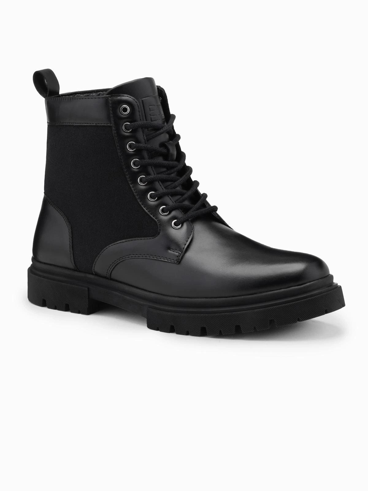 OMBRE Herren-Trapperstiefel mit hohem Schaft aus günstig online kaufen