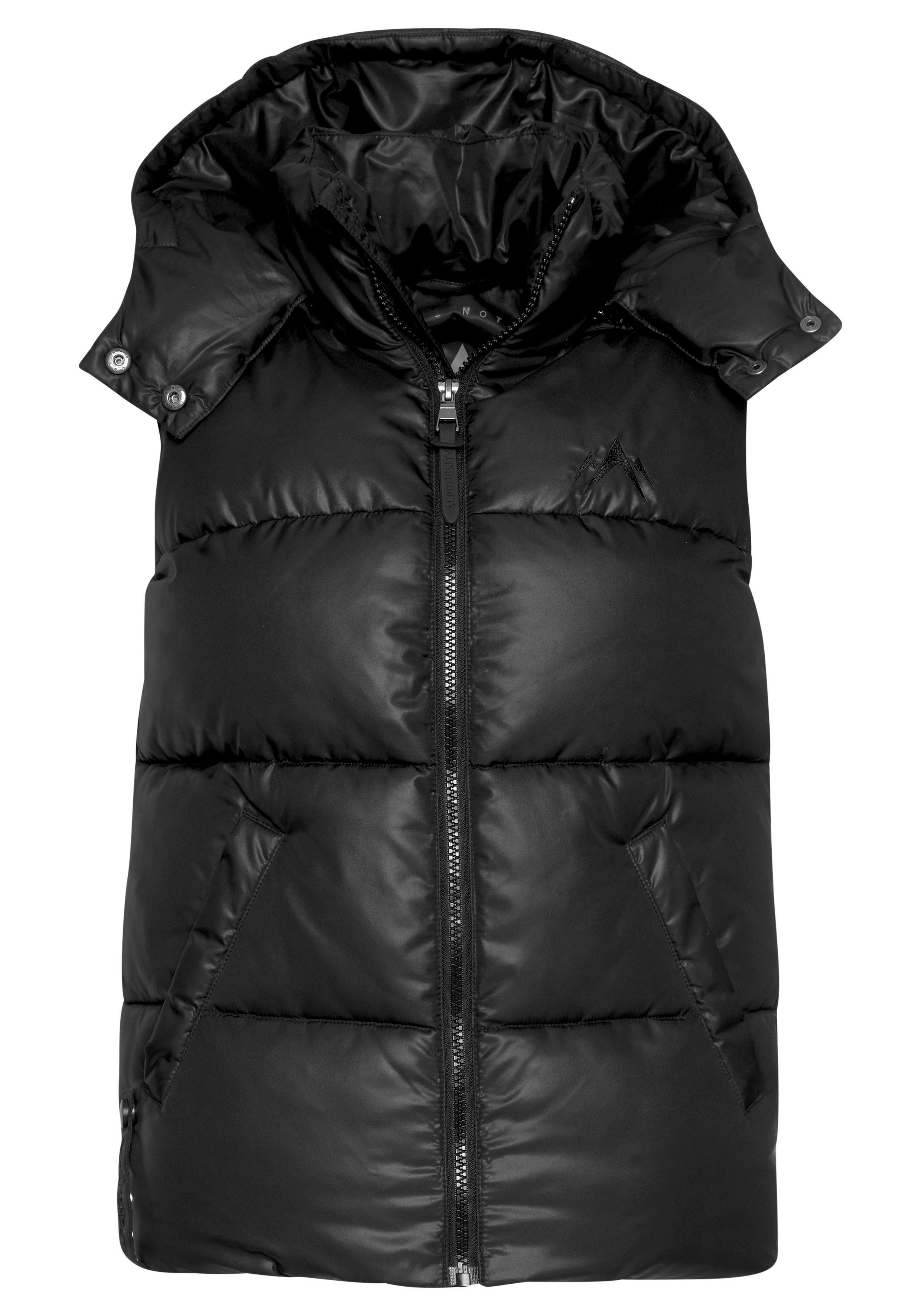 ALPENBLITZ Steppweste Surabaya mit abnehmbarer Kapuze