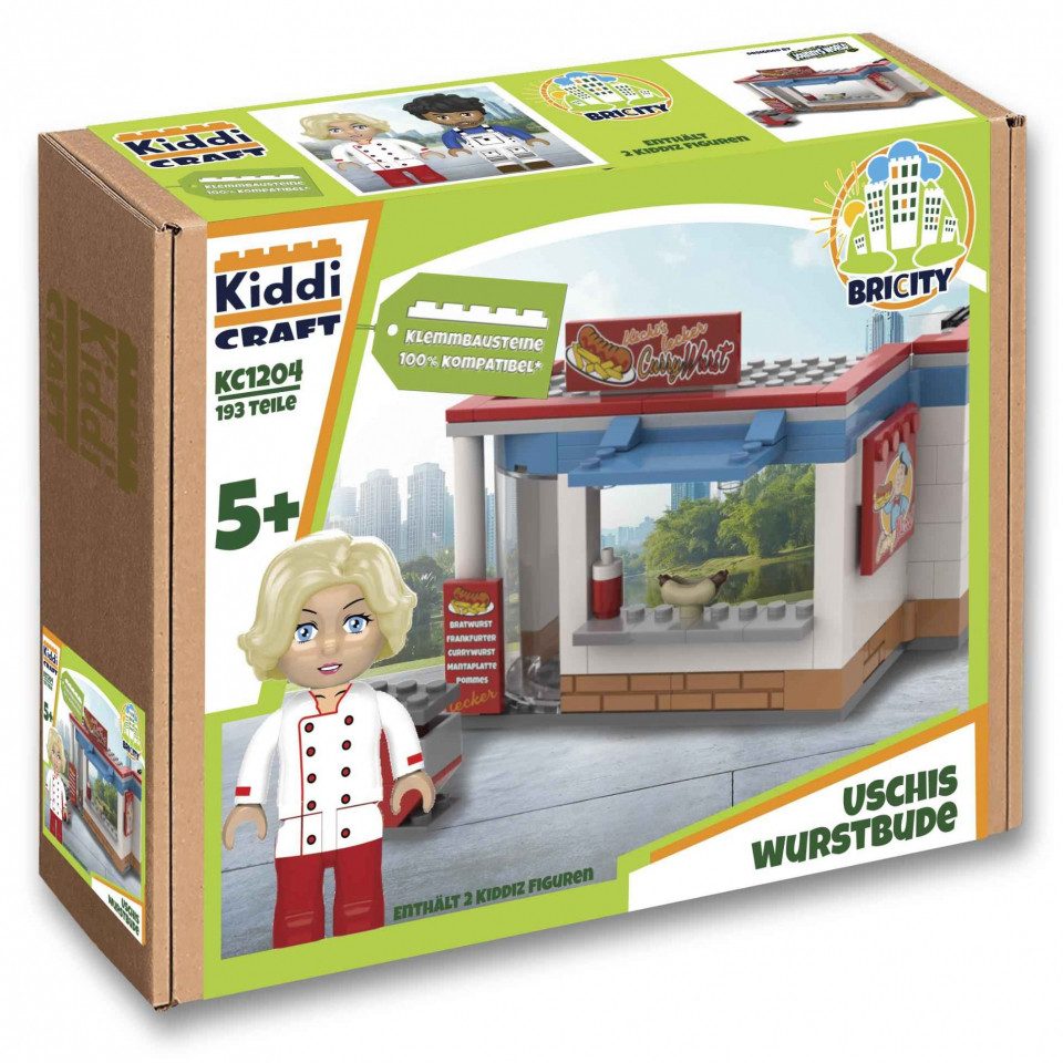 Kiddicraft Spiel, Bricity Uschis Wurstbude - deutsch