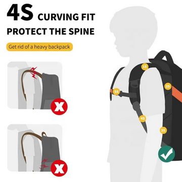 Aoking Freizeitrucksack Rucksack Schulrucksack Sportrucksack Laptoprucksack Tagesrucksack, Rucksack (Laptopfach) Freizeit Reise Sport Arbeit Schule Uni