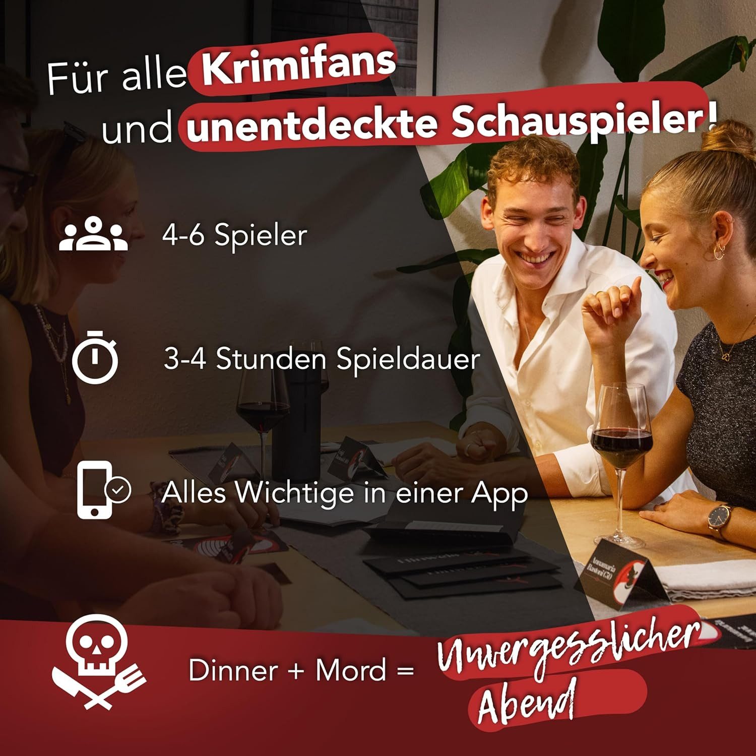 CRIMECASES Hörbuch Krimidinner "Der letzte Pate", (Mordfall lösen Spiel, Krimi Spiel), Mafia Krimi Dinner für 4-6 Personen, Mörderische Dinnerparty ab 14 J.