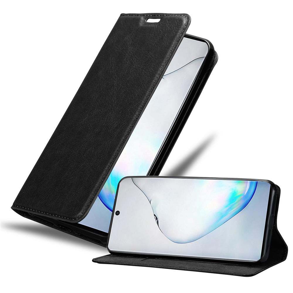 Cadorabo Handyhülle für Samsung Galaxy NOTE 10 Hülle Samsung Galaxy NOTE 10, Hülle Schutzhülle mit Standfunktion, Magnetverschluss und Kartenfach