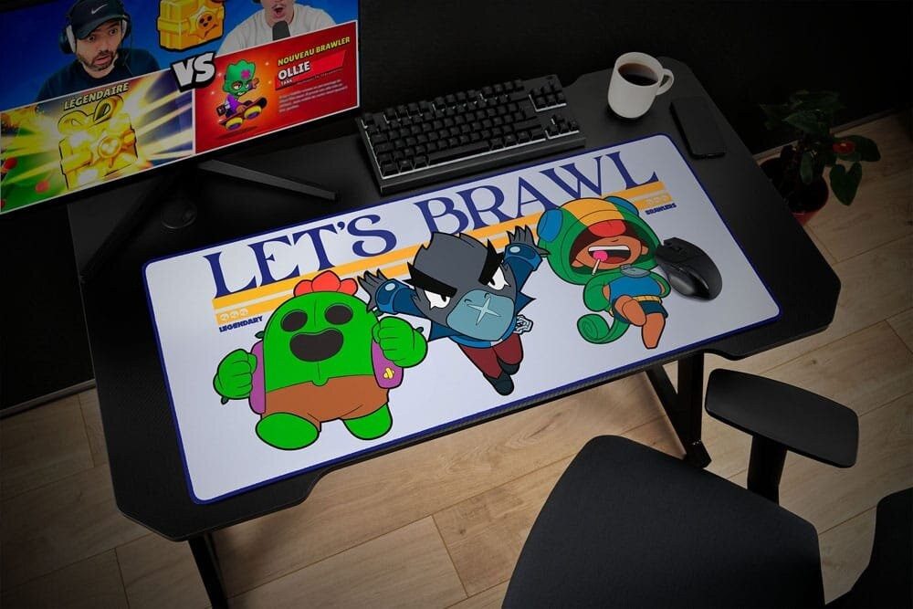 Subsonic Schreibtischunterlage Brawl Stars XXL Schreibtischunterlage Let's Brawl