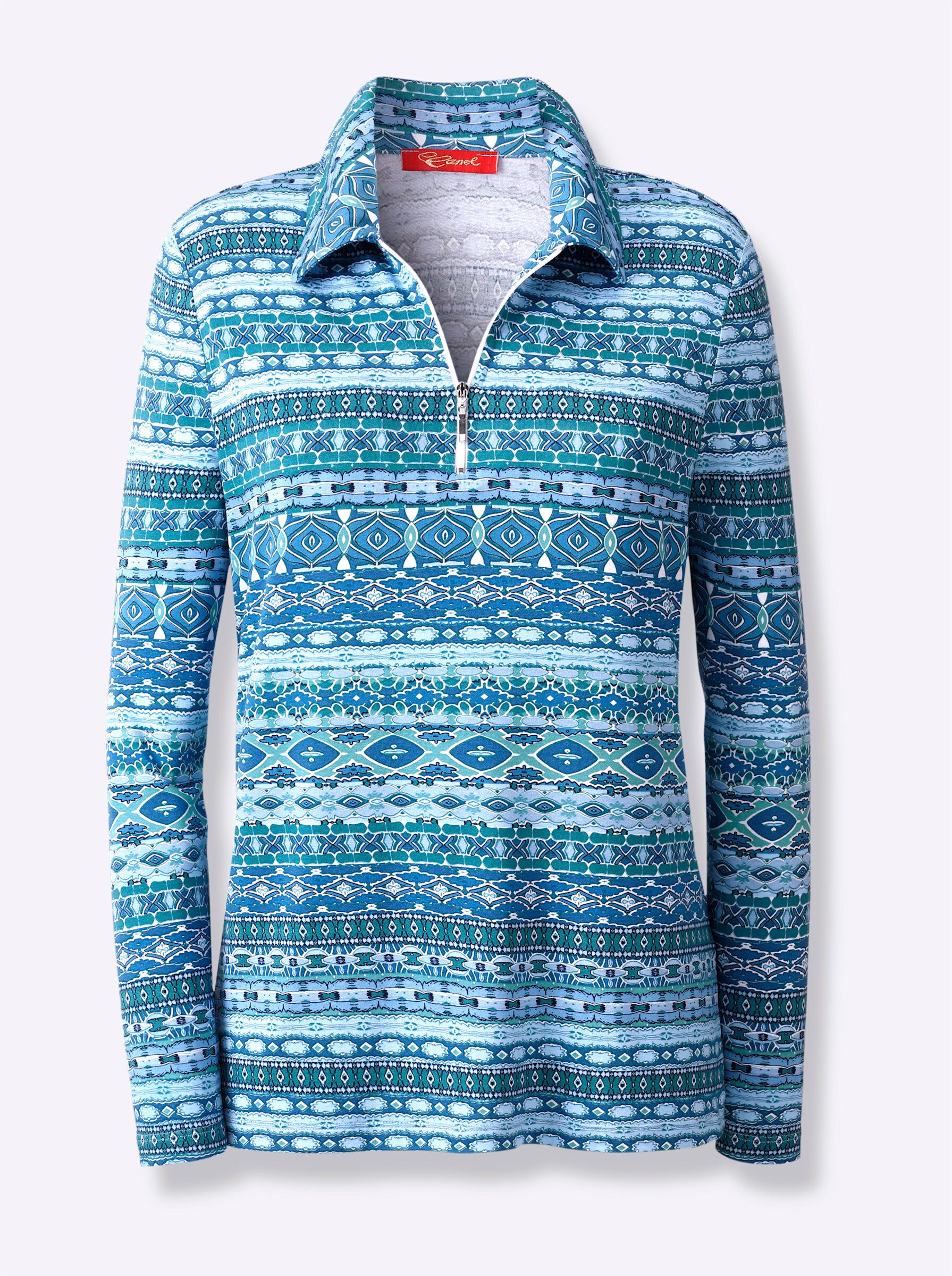 Casual Looks Poloshirt "Druck-Shirt", (1 tlg.) günstig online kaufen