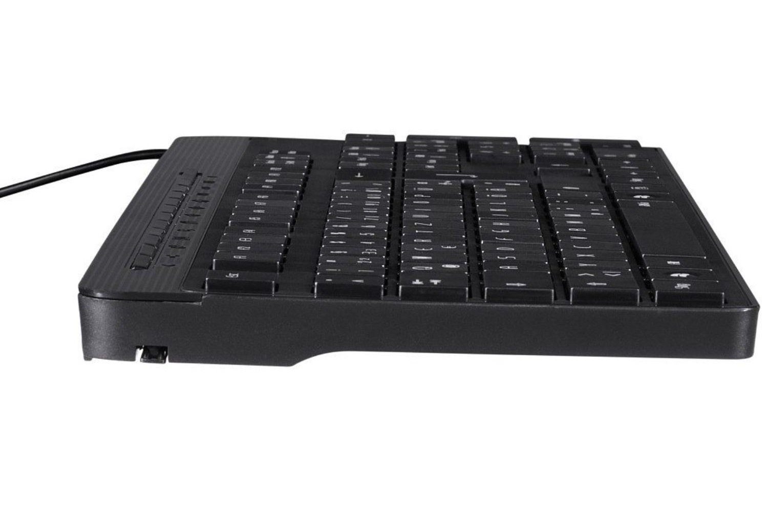 Hama »Tastatur Maus Set INSTAP SE-2100 Deutsch Funk-Maus« PC-Tastatur  (inkl. Epmfänger, Elegante schmale Tastatur, optische Funk-Maus,präzise  Steuerung) online kaufen | OTTO