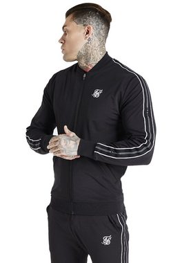 Siksilk Bomberjacke SikSilk Bomberjacke STATUS TAPE TRACK BOMBER SS18625 Black Schwarz