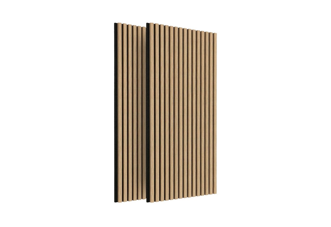 IZODEKOR 3D Wandpaneel Akustikpaneele in Holzoptik mit Filz – Schalldämmung & Raumakustik, BxL: 60x120 cm, 0,72 qm, (Set, Akustikpaneele als Set) schallabsorbierend, flexibel zuschneidbar, einfache Montage