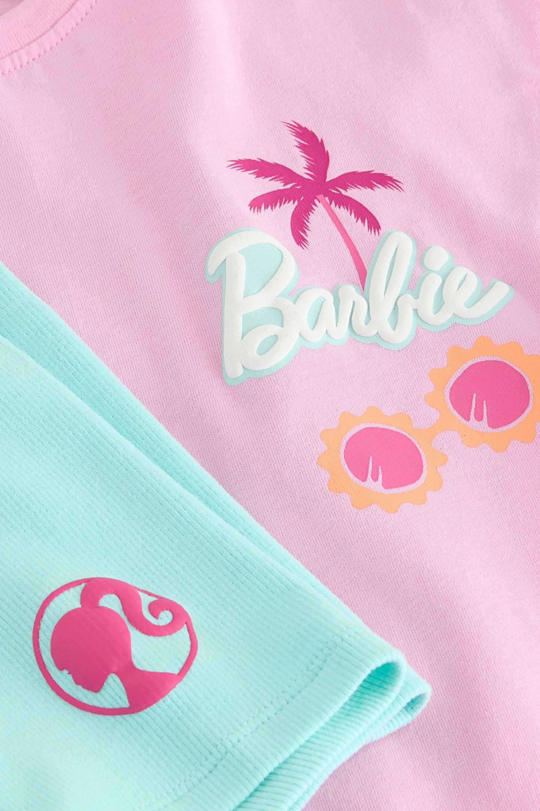 Next T-Shirt & Shorts Kurzarm-T-Shirt und Radlershorts im Set, Barbie (2-tlg)