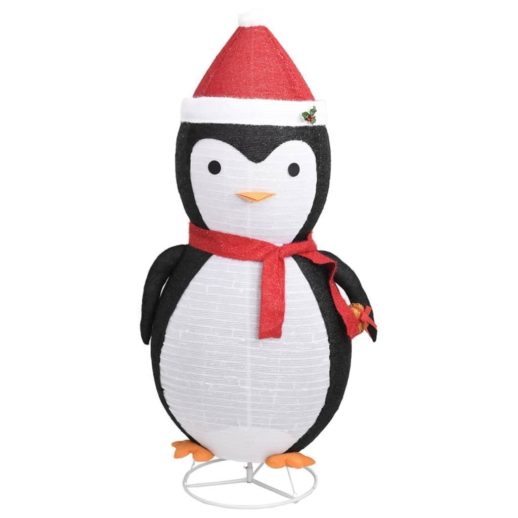 180 Dekolicht Pinguin-Figur vidaXL LED cm Weihnachtsdekoration Luxus-Gewebe