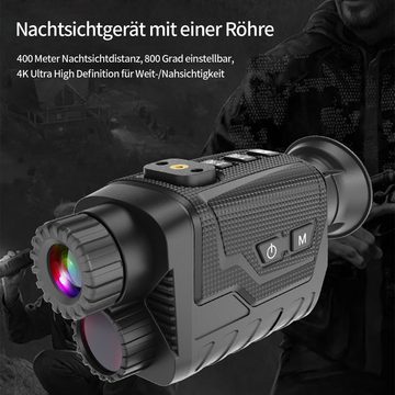 Welikera Nachtsichtgerät Nachtsichtkamera, 4K 36MP 8X Digitalzoom Outdoor IR Ferngläser