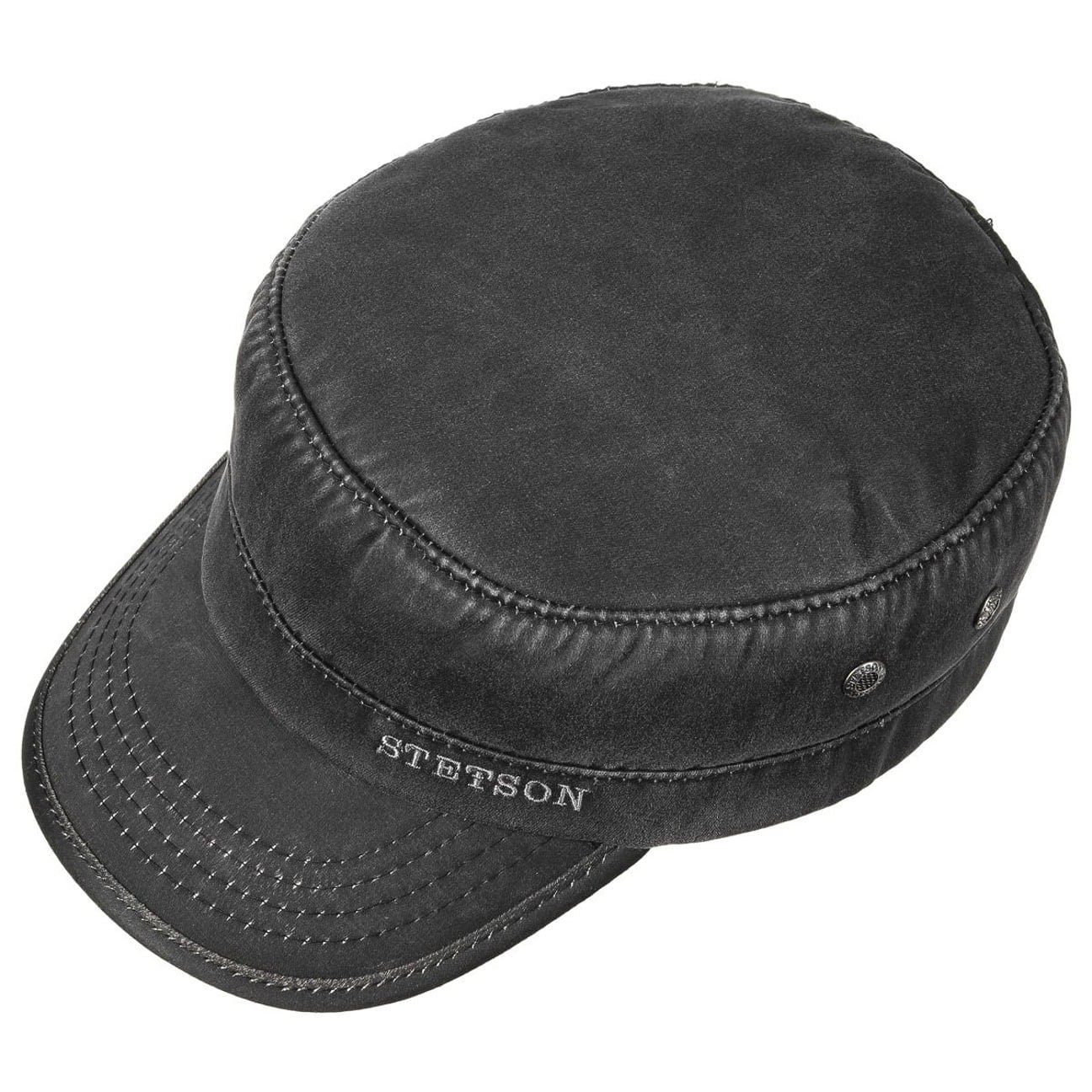 schwarz Urbancap mit Cap (1-St) Schirm Army Stetson