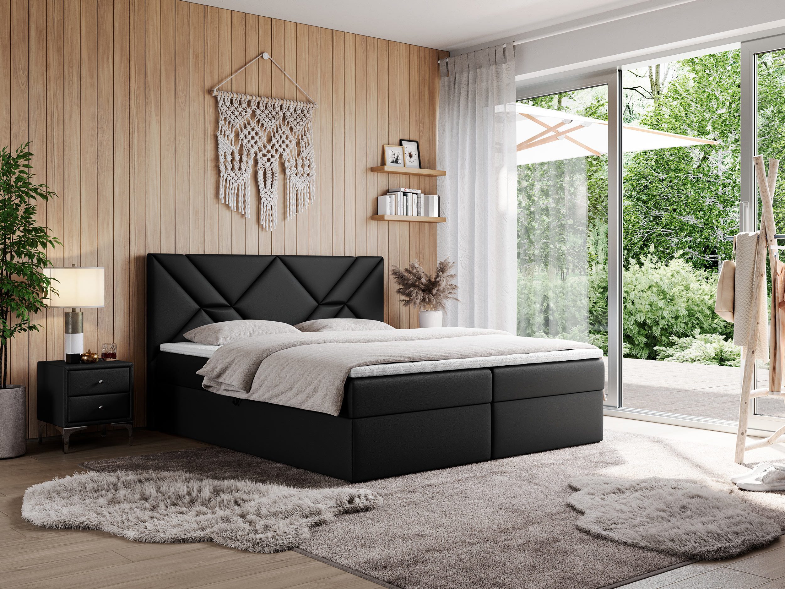 MKS MÖBEL Boxspringbett NEOMI (Set, Packung, günstig online kaufen