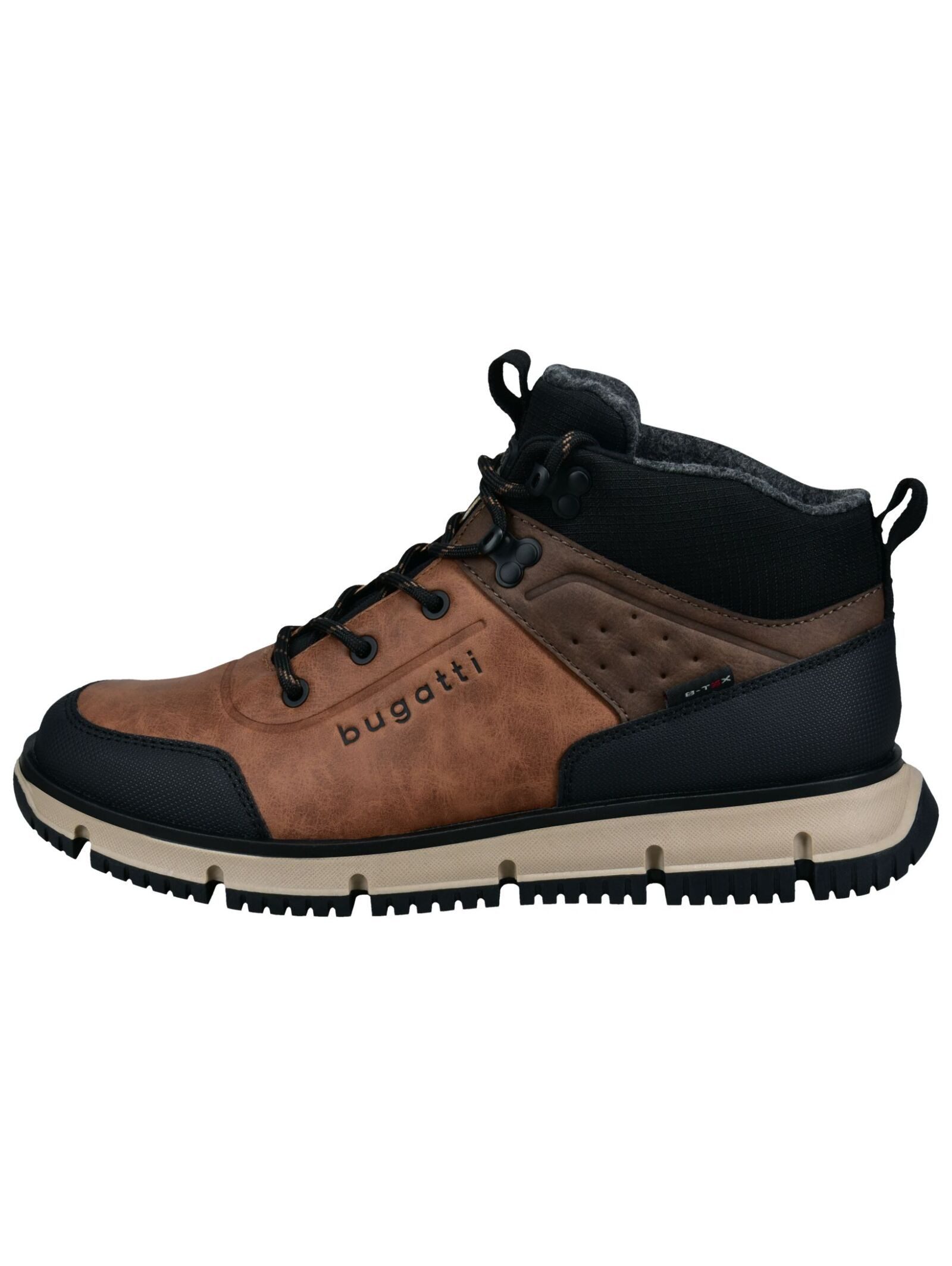 bugatti bugatti Stiefelette Lederimitat/Textil Schnürstiefelette günstig online kaufen