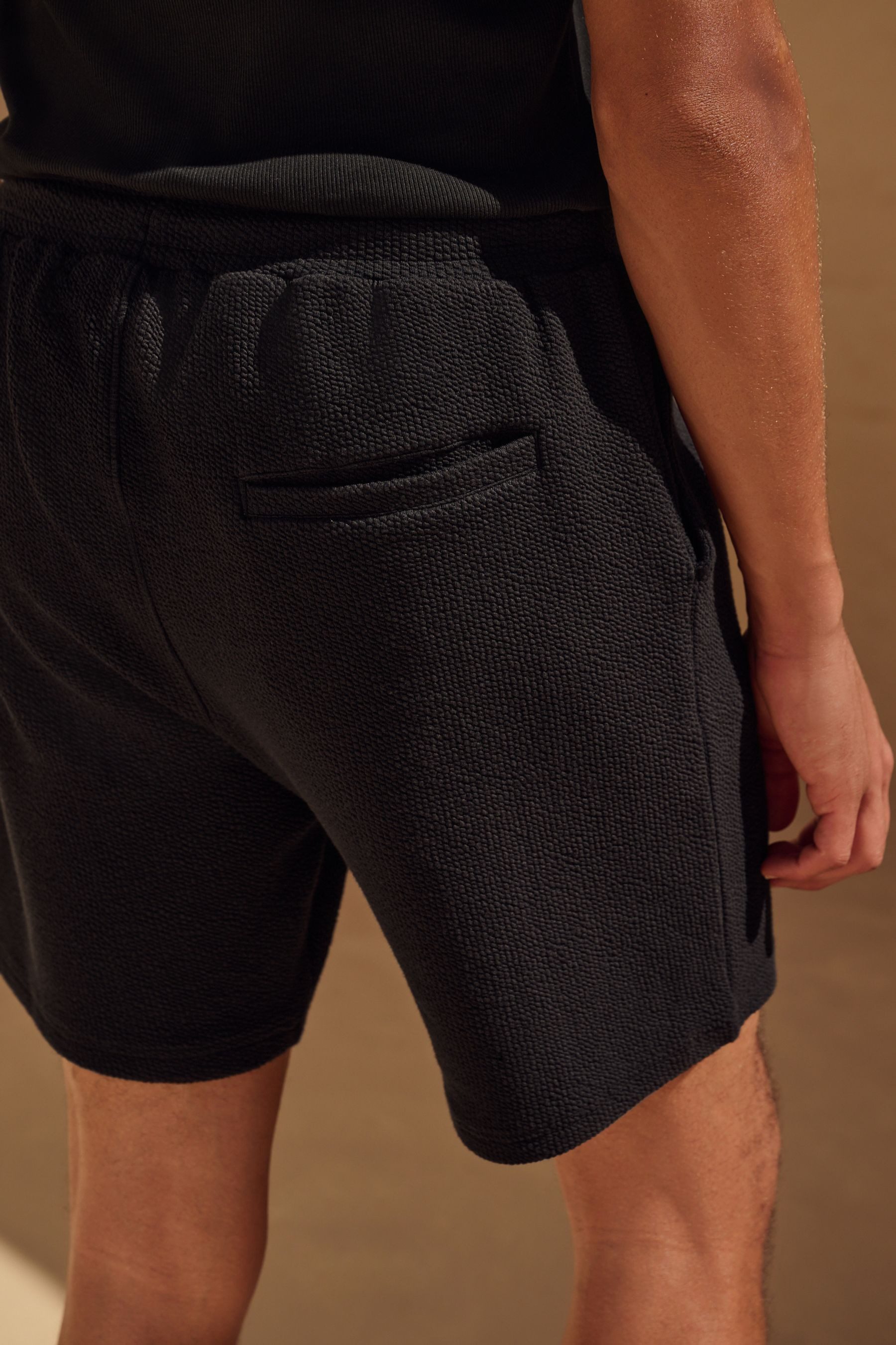 Next Sweatshorts Jersey-Shorts aus Seersucker (1-tlg) günstig online kaufen
