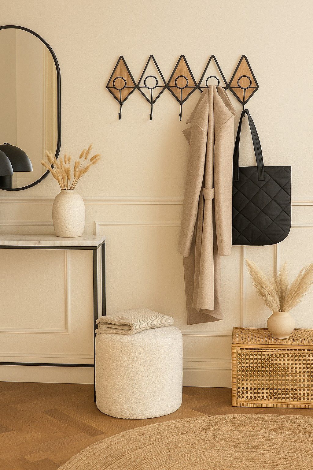 moebel-direkt-online Hakenleiste Wandgarderobe "Sally", (Garderobenleiste, 1 Hakenleiste)
