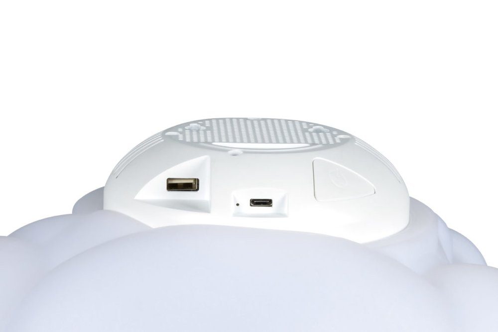 Portable-Lautsprecher Wandlautsprecher USB AU385335 Wolke Figur MP3 LED BigBen Lumin´Us