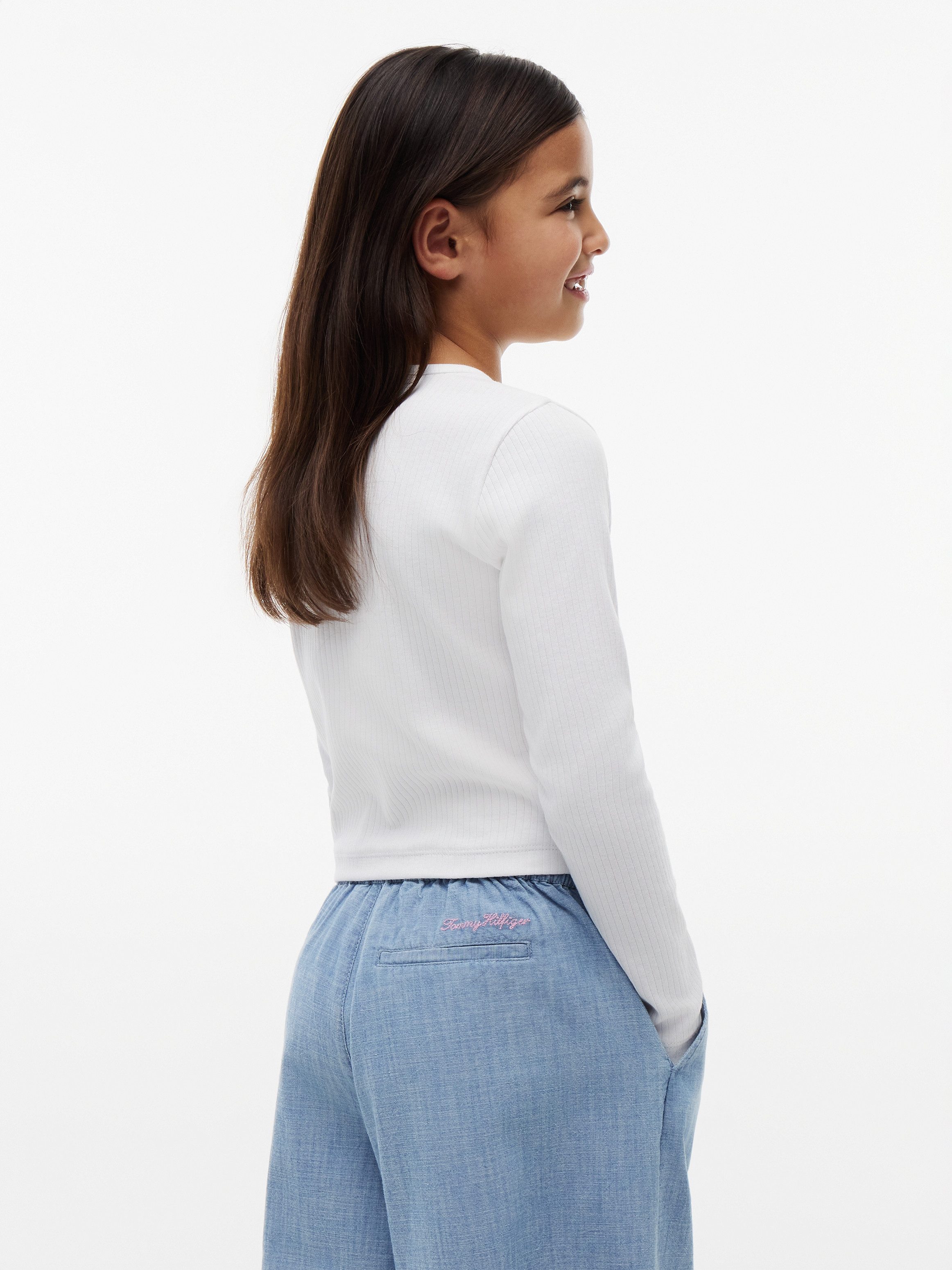 Tommy Hilfiger Langarmshirt Kinder bis 16 Jahre, mit Rundhalsausschnitt – Bild 2 von 5