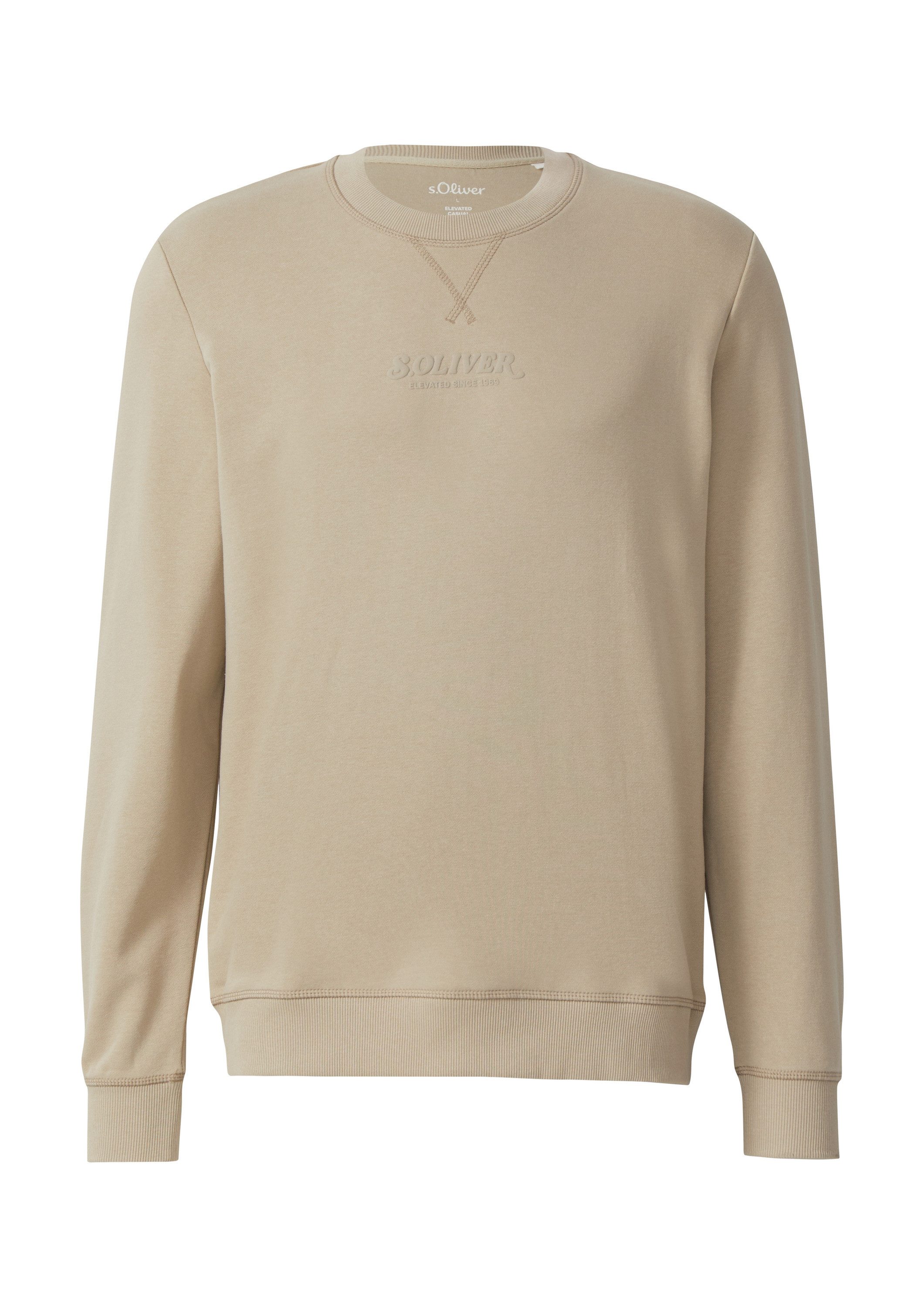s.Oliver Sweatshirt Sweatshirt Sweatshirt mit Logo-Artwork günstig online kaufen