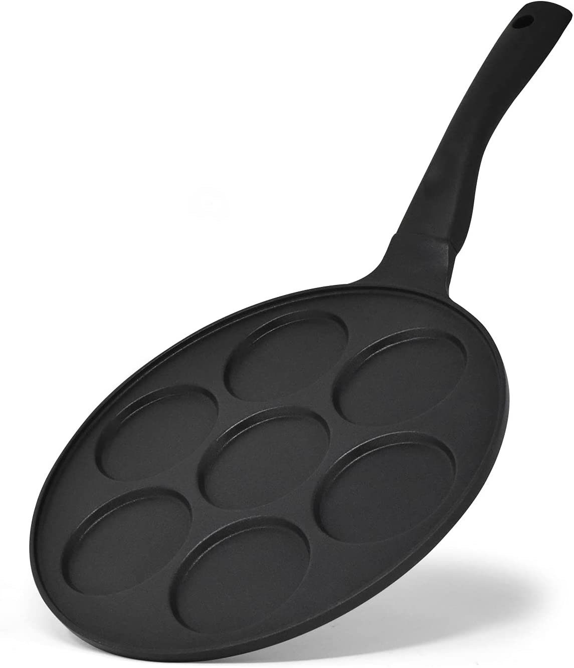 JOEJI’S KITCHEN Crêpepfanne Pancake Pfanne Induktion aus Aluminiumguss 26,5cm Durchmesser
