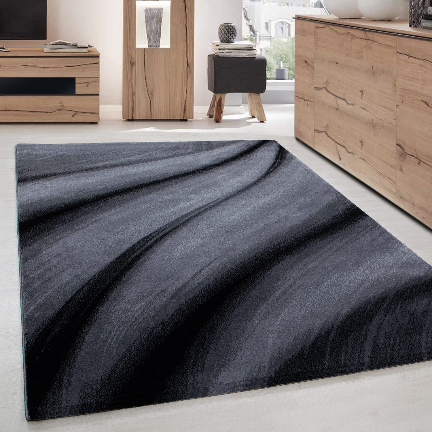 Carpettex Designteppich Abstrakt Wellen Design, Läufer, Höhe: 12 mm, Modern günstig online kaufen