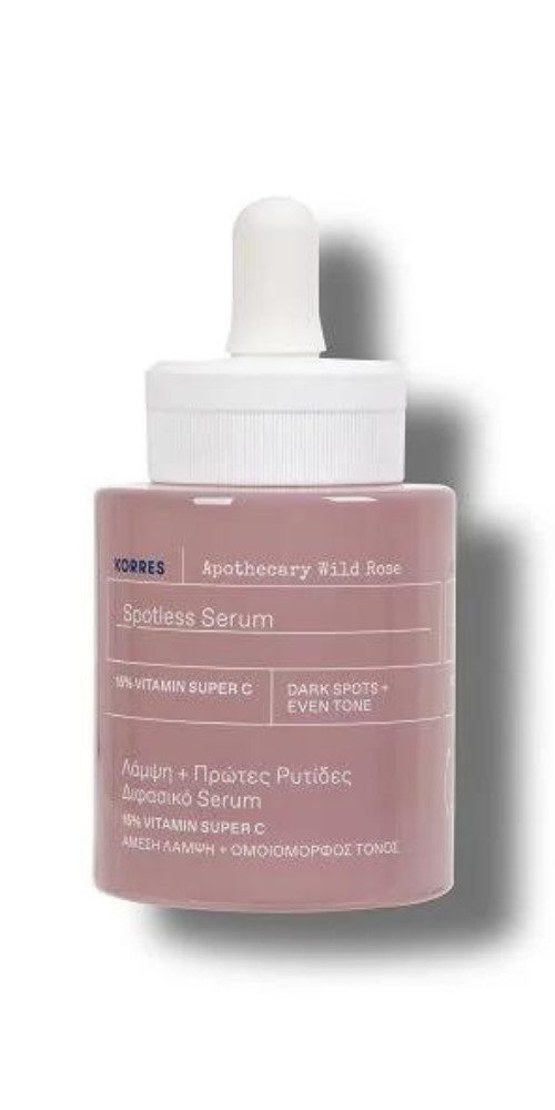 Korres Gesichtspflege Apothecary Wild Rose - 2-Phasen Booster 30ml, Leistungsstarker 2-Phasen Booster mit 15% Vitamin C
