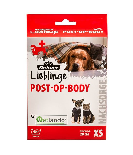 Dehner Hunde-Geschirr Hunde Post-OP-Body mit Elastan, versch. Größen, Polyester