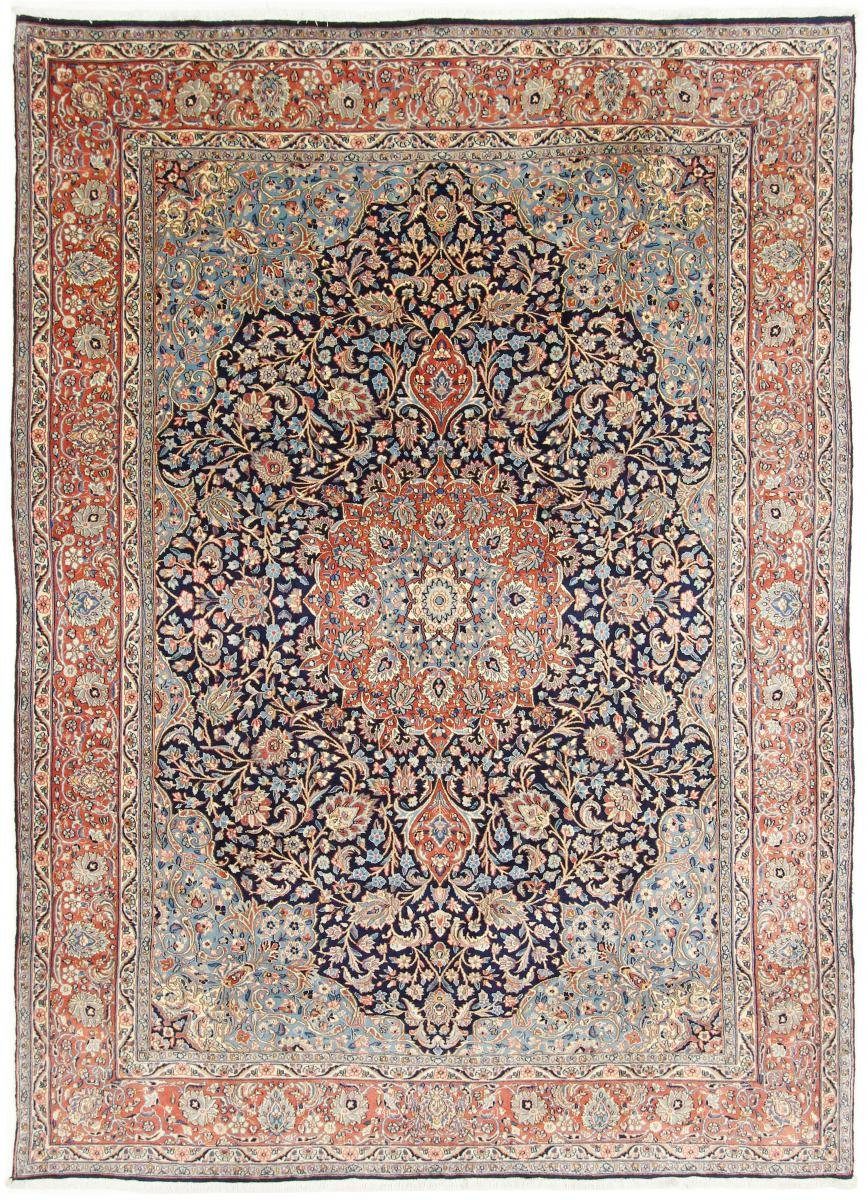 Orientteppich Kerman 209x289 Handgeknüpfter Orientteppich / Perserteppich, Nain Trading, rechteckig, Höhe: 12 mm