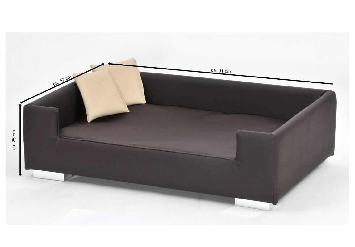 Thumbnail - Rohrschneider Tiersofa Hundesofa Candy Hundebett Couch für ultimativen Komfort, abwaschbar