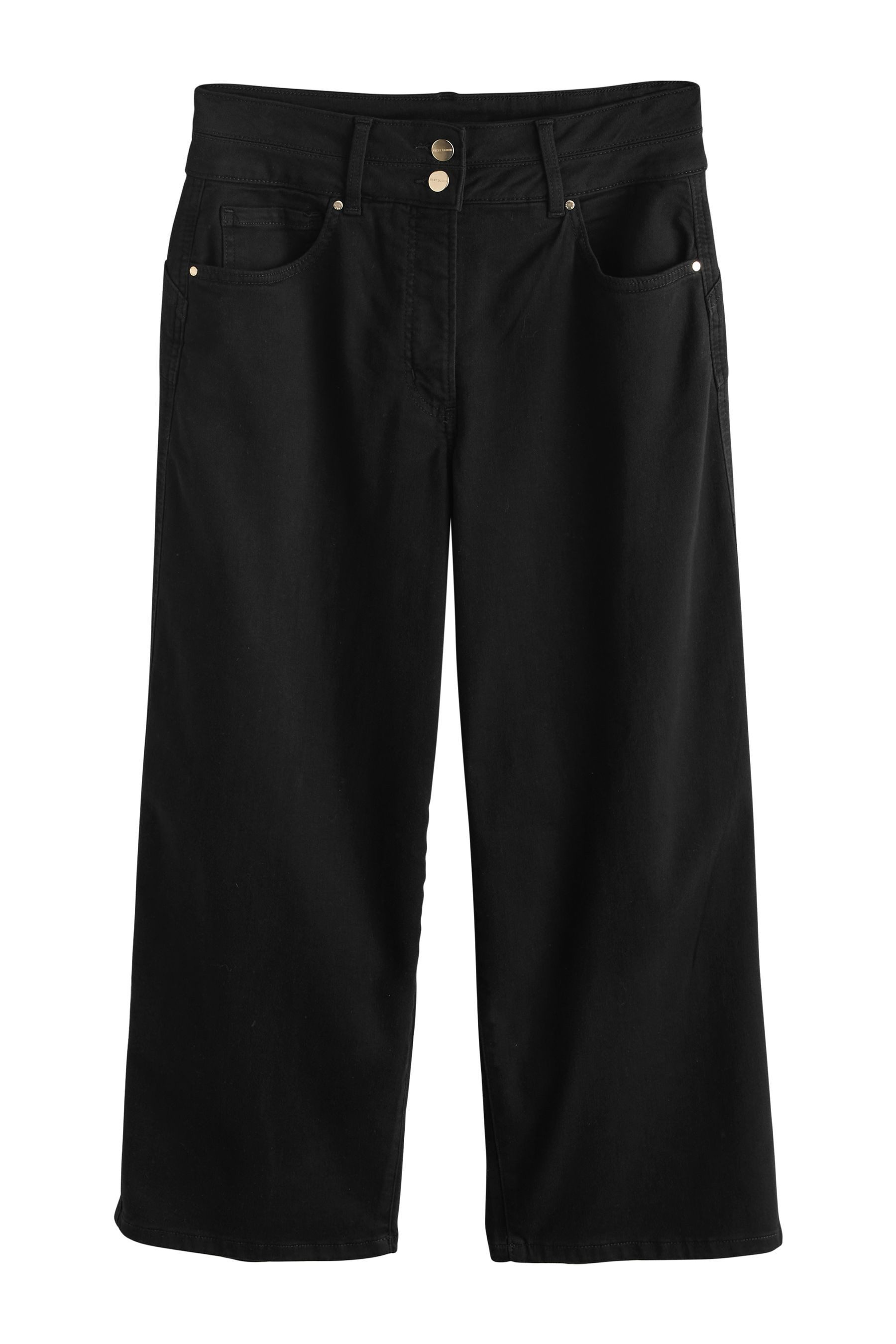 Slim-fit-Jeans Verkürzte Lift, Slim & Shape Jeans mit weitem Bein