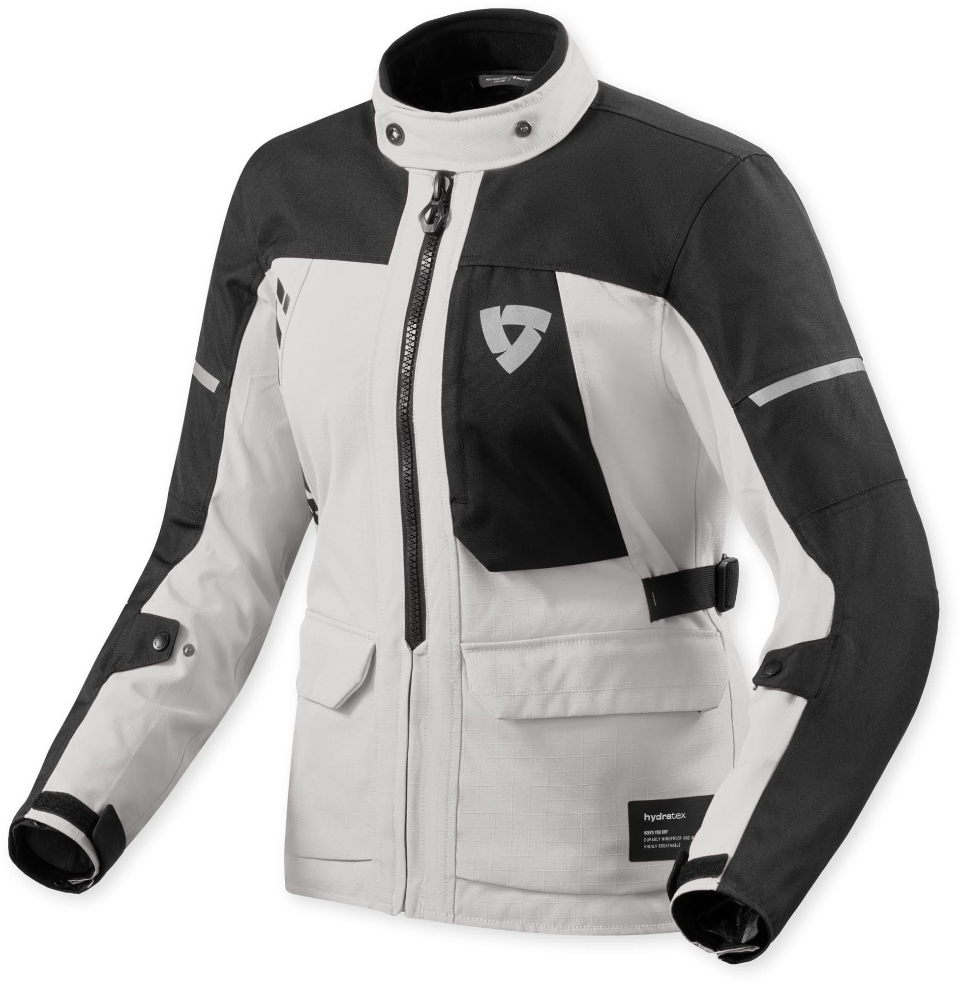 Revit Motorradjacke Convergent H2O wasserdichte Damen Motorrad Textiljacke Rückenprotektor vorbereitet,Verbindungsreißverschluss,Ellenbogenp