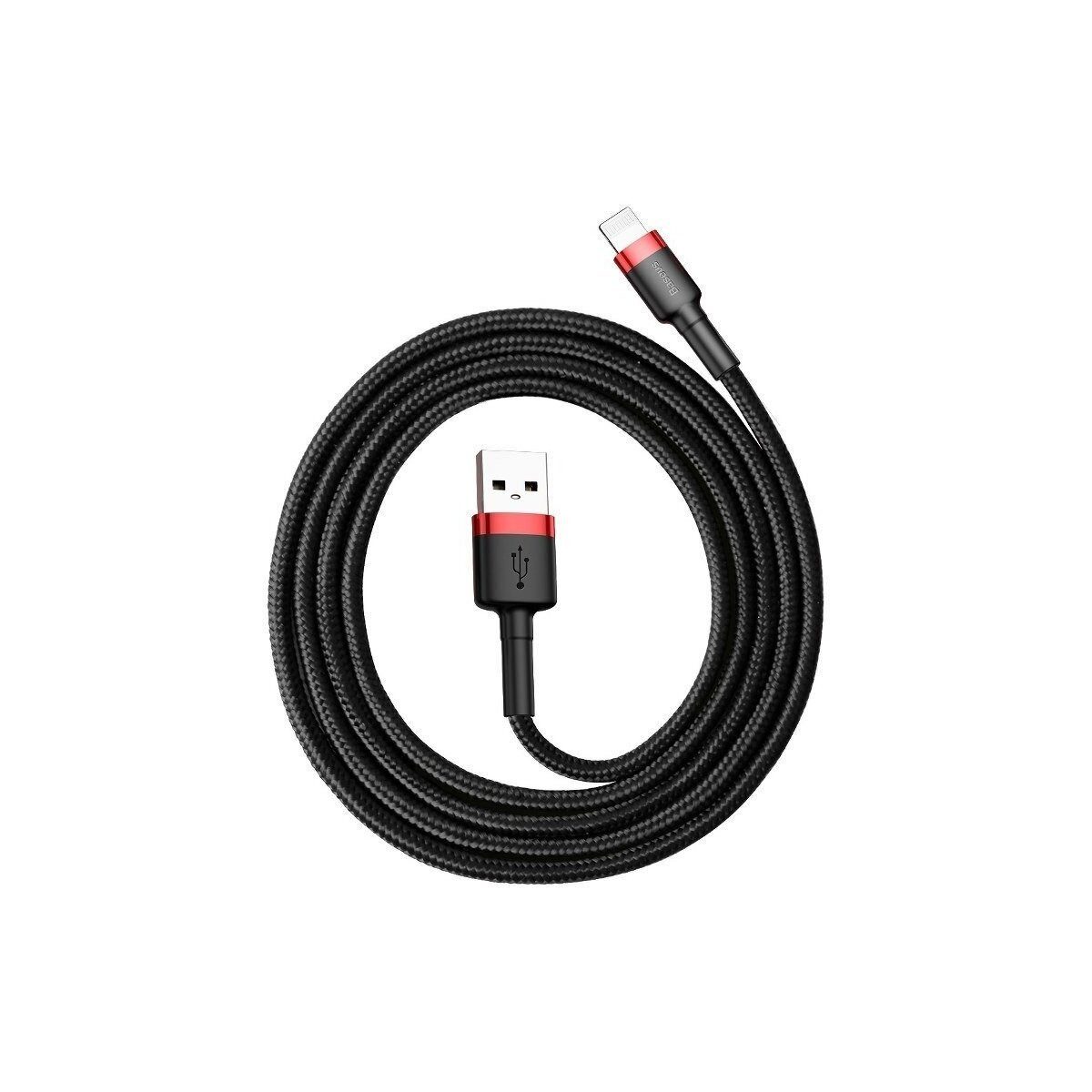 Baseus Baseus QC3.0 2.4A Schnell-Ladekabel Lightning Kabel 2,4A 1m Smartphone-Kabel